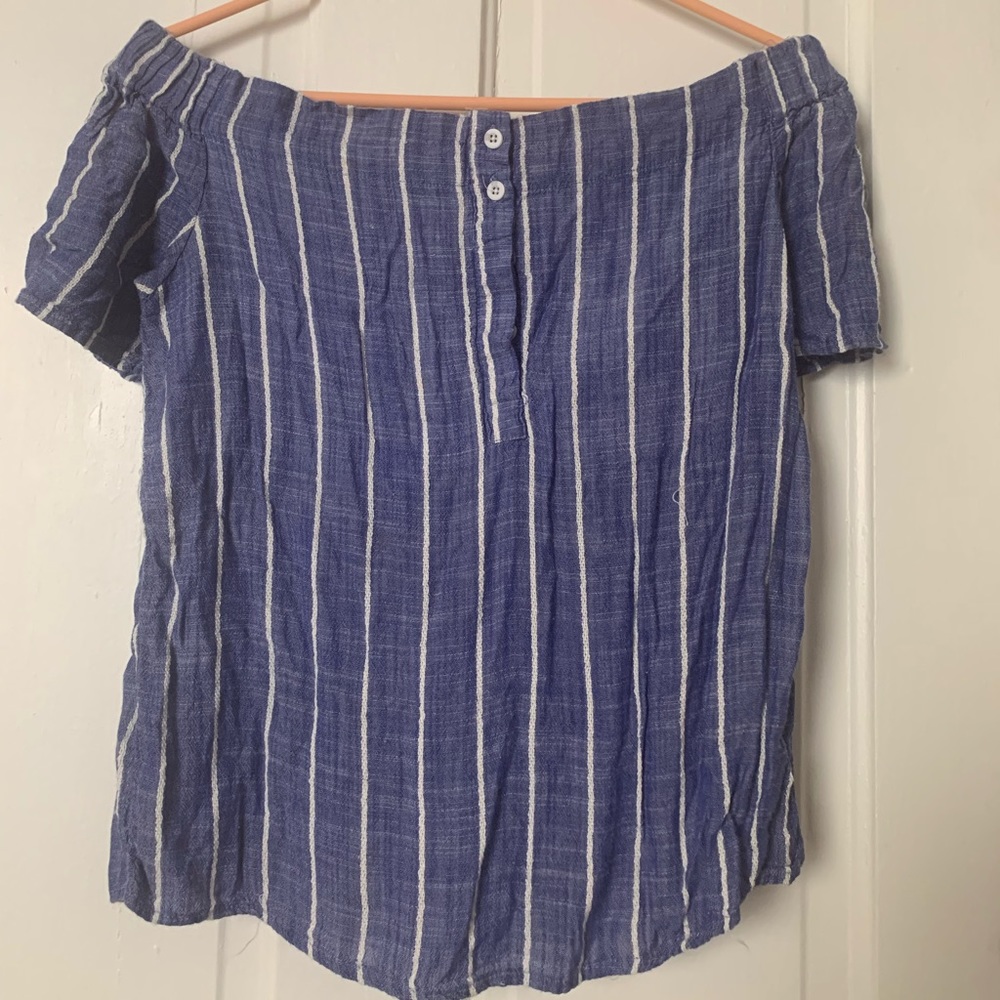 Off-the-shoulder blouse